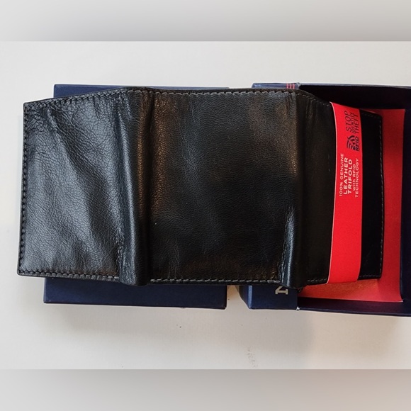 Original Mundi Genuine Leather Trifold RFID Technology Wallet - Picture 4 of 10